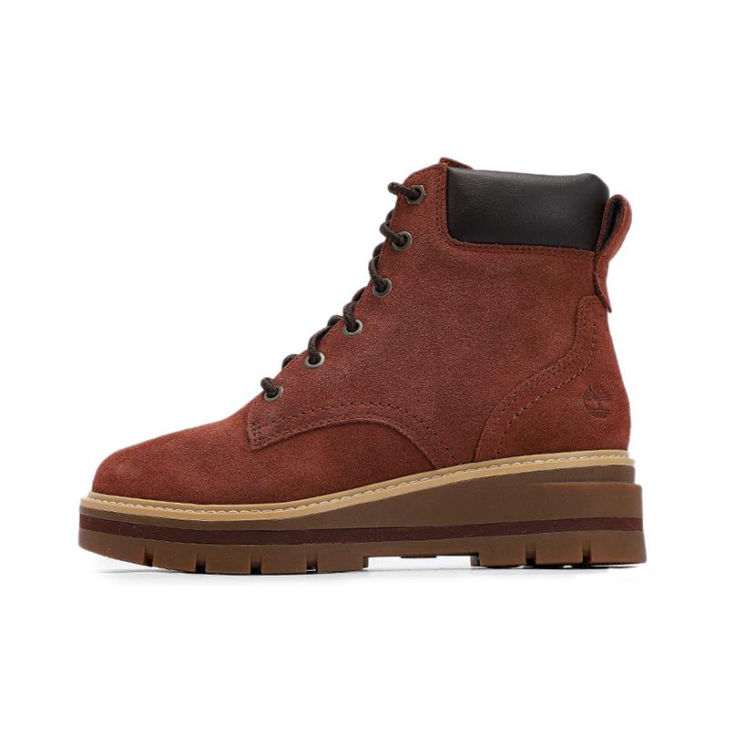 Timberland Cheyenne Valley Mid Lace Up Durable Slip Resistant Thick Sole Martin Boots Women boots Medium-Brown A2JX3CH7