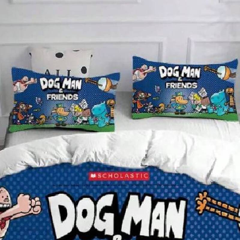 Man Bedding Dog Sets Cartoon Bed Cover Pillow Duvet Cover Decoration Bedroom
