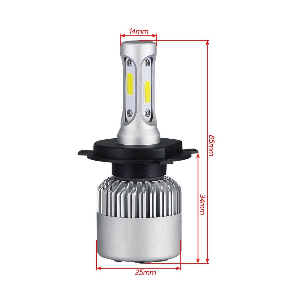 Premium Cree Cob H4 Hb2 9003 Led Headlight Kit With 1080w 162000lm Brightness