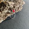 Silver Ring with Coral, Product Weight 2.64 G (2145639)