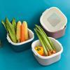Double-Layer Multi-functional Kitchen Draining Basket