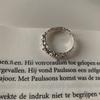 Unique Design Stylish Silver Plated Finger Ring For Women Adjustable And Trendy