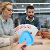 4 Piece Playing Card Game Tray, Triangular Playing Card Tray For Parties, Classroom Activities, Cards Not Included