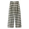 In-Stock 2025 Winter Slimming Welsh Plaid High-Waisted Drawstring Casual Pants