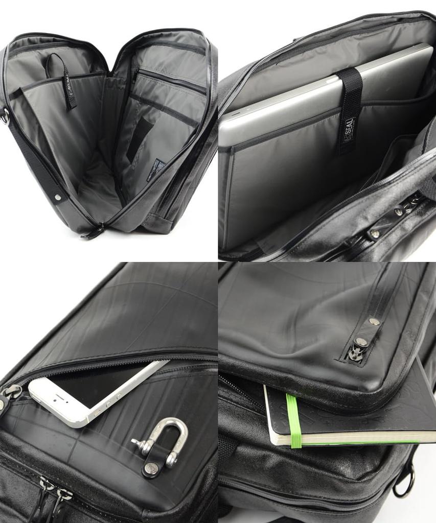 Morino Canvas X SEAL Business Bag Waterproof Zipper Waterproof 3WAY Business Backpack Maritime Force Recruitment Made In Japan Men's Self-Defense