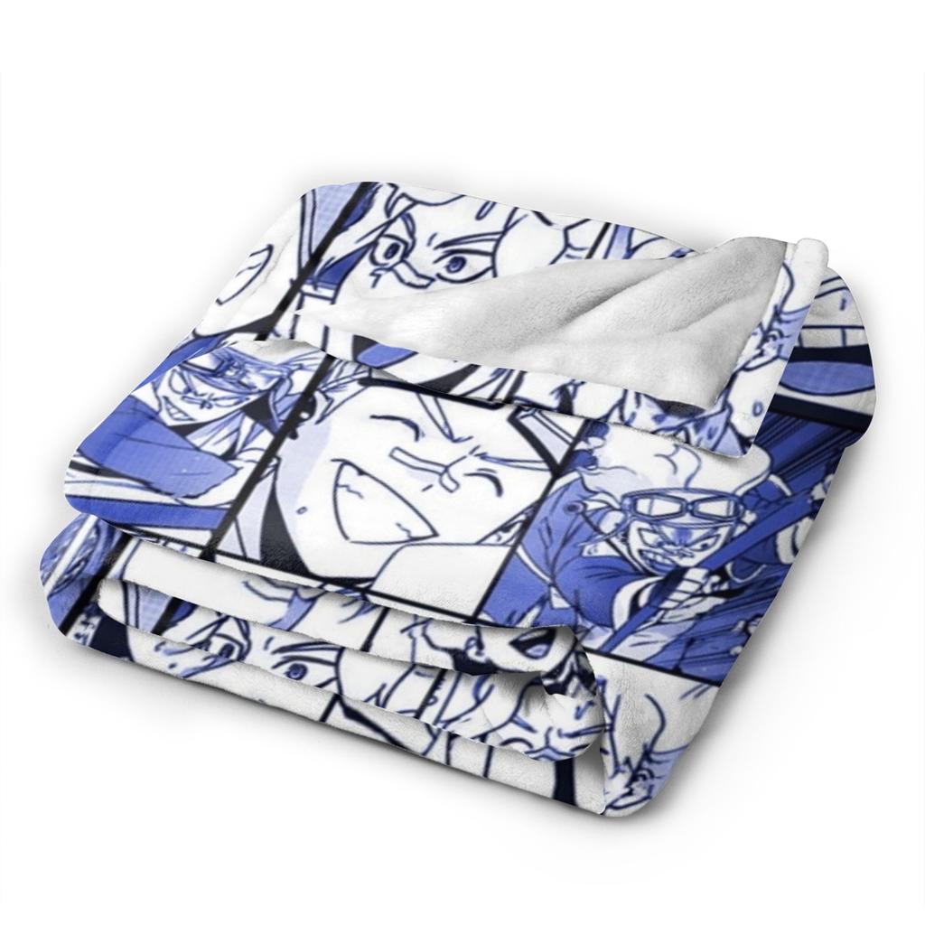 Oboro Shirakumo Collage Plush Blanket Boku No My Hero Academia Academy Throw Blankets for Home 200x150cm Bedspreads,