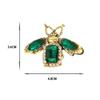 Rerto Bee Crystal Brooches For Women Enamel Rhinestone Animal Tassel Lapel Pins Men'S Suit Collar Pin Badge Accessories