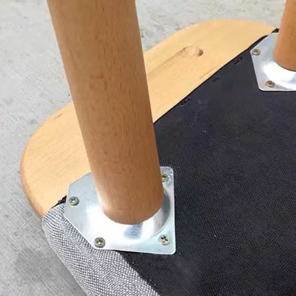 Furniture Chairs Connecting Galvanized Iron Mounting Plates Table Feet Set Legs Fixing Plate