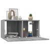 Wall Mounted TV Cabinets Set of 4 Grey Sonoma 60 x 30 x 30 cm Engineered Wood