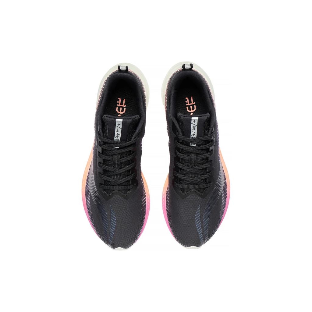 New LiNing Red Hare 5 Pro Cushioned Slip Resistant Low Top Running Shoes Men's Black Purple ARMT045-1