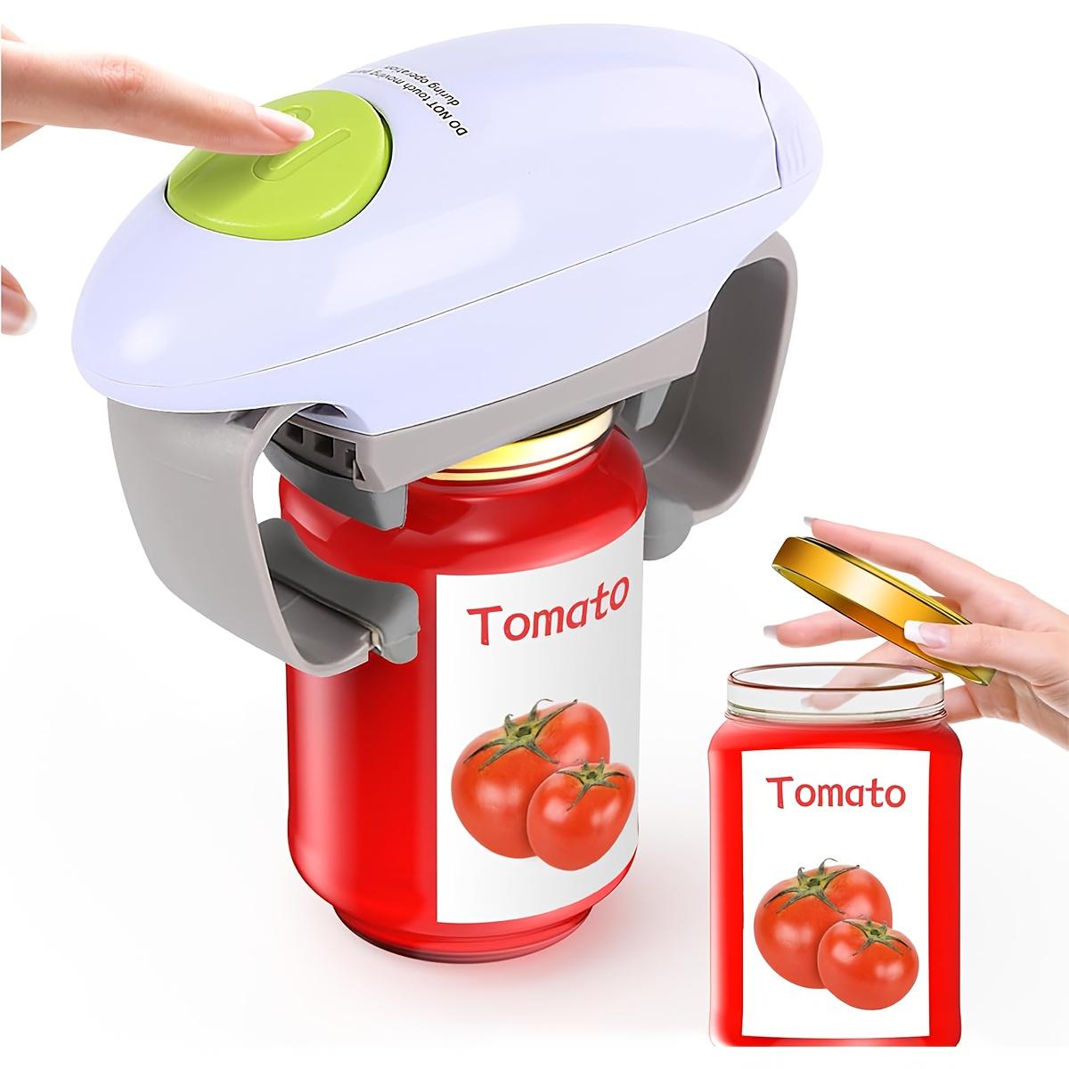 

1 шт. Автоматическая открывалка для бутылок одним касанием, сверхпрочная, с эргономичным рычагом, рычажный механизм, легкое управление одним касанием для пожилых людей, со слабыми руками Bright White