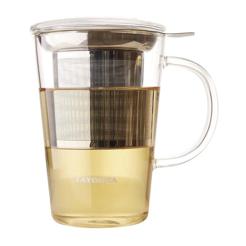 TAYOHYA Mingya Glass Tea Infuser Cup 400ml