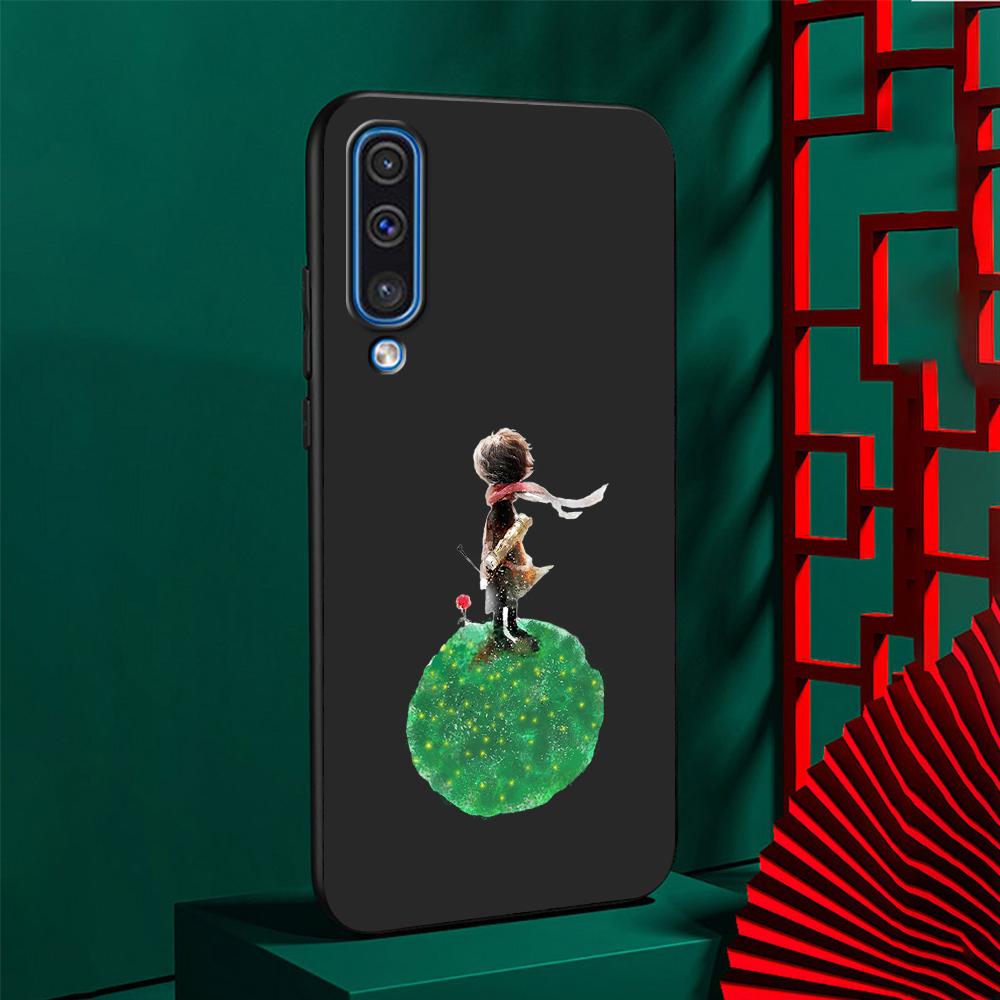 

Мультяшный милый чехол «Маленький принц» для Samsung Galaxy A50 A10 A70 A30 A20e A40 A20s A10s A10e A90 5G A80 A7 Мягкая черная крышка для телефона Samsung A7 2018