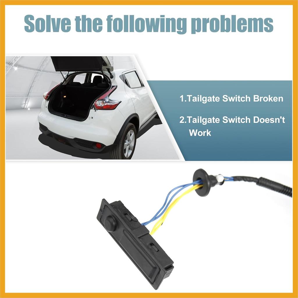 25380-3JA0A for Nissan Pathfinder Platinum 2016-2020 for Nissan Pathfinder Platinum Hybrid 2014-2015 Rear Liftgate Trunk Open Release Switch