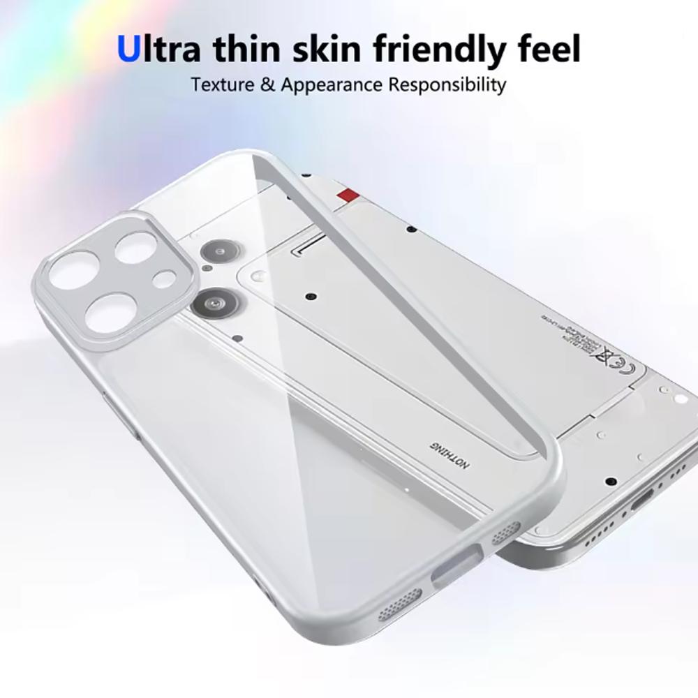 For Nothing Phone 3A Lite Case Nothing Phone3A Lite Phone Case Air Cushion Shockproof Silicon Bumper Clear Matte Back Cover Hard