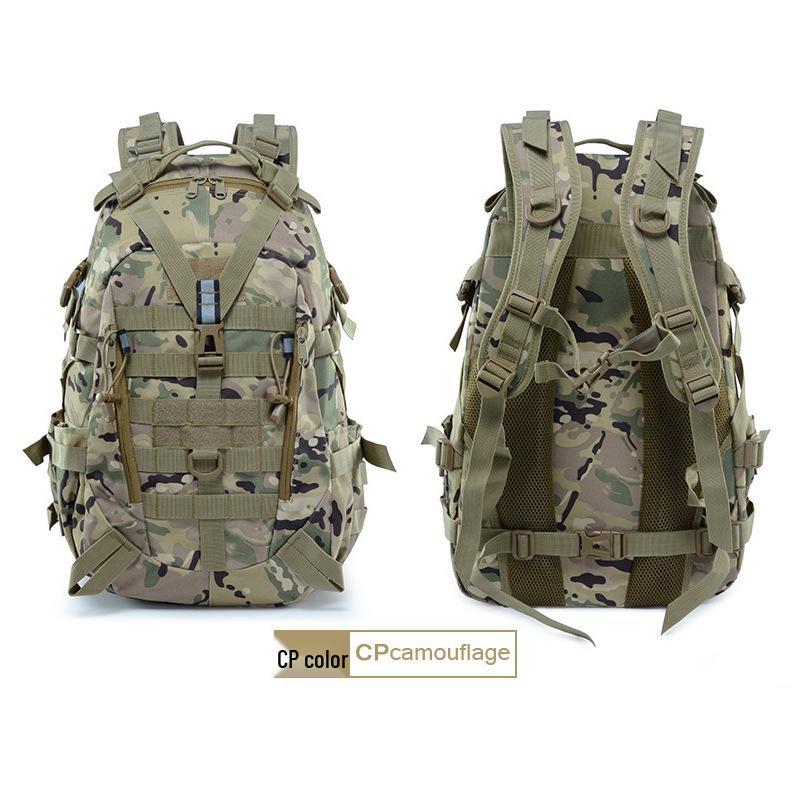 Men's Tactical Camouflage Hiking & Cycling Backpack - Large Capacity for Outdoor Sports & Camping