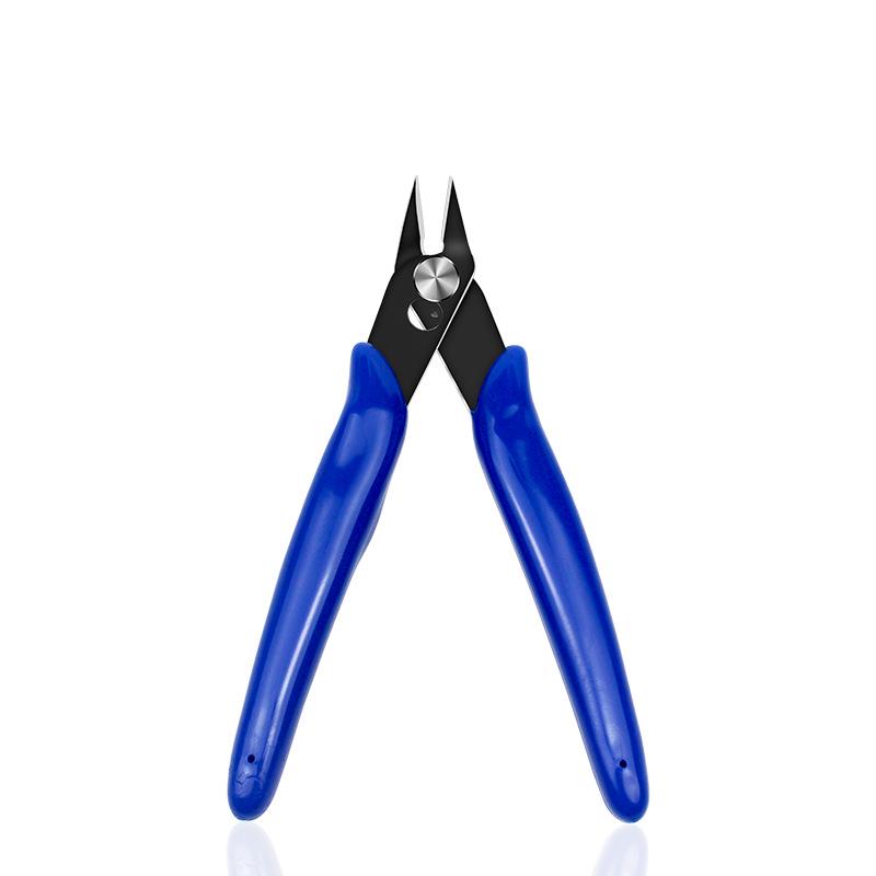 Blue 170 Electronic Nippers - Industrial Sprue Plastic Diagonal Pliers for Model Trimming & Cutting.
