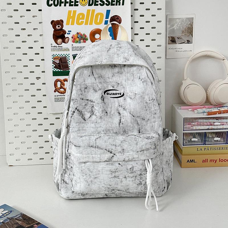School bag female college student simple versatile high value backpack junior high school girls high school casual backpack
