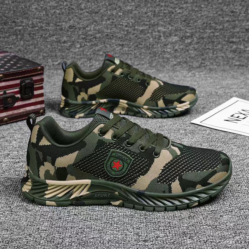

Summer casual women s shoes soft sole versatile camouflage shoes men and women couples shoes versatile flying woven breathable sports shoes 44