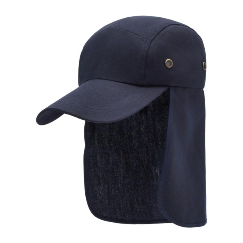 Traveling Sun Protections Hat Fishing Hat with Neck Flap Outdoor Hiking Hat Adjustable Baseball Caps for Women Men