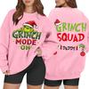 Women's Casual Fashion Long Sleeve Christmas Printed Round Neck Sweatshirt Top