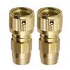 Brass Quick Connectors with Strong Corrosion Resistance & Easy Setups Corrosion Resistant Brass Adapter for Garden Hoses