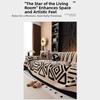 Bohemian Style Vintage Interlocking Sofa Protector Comfort Non-Slip Sofa Blanket Warm Sofa Towel