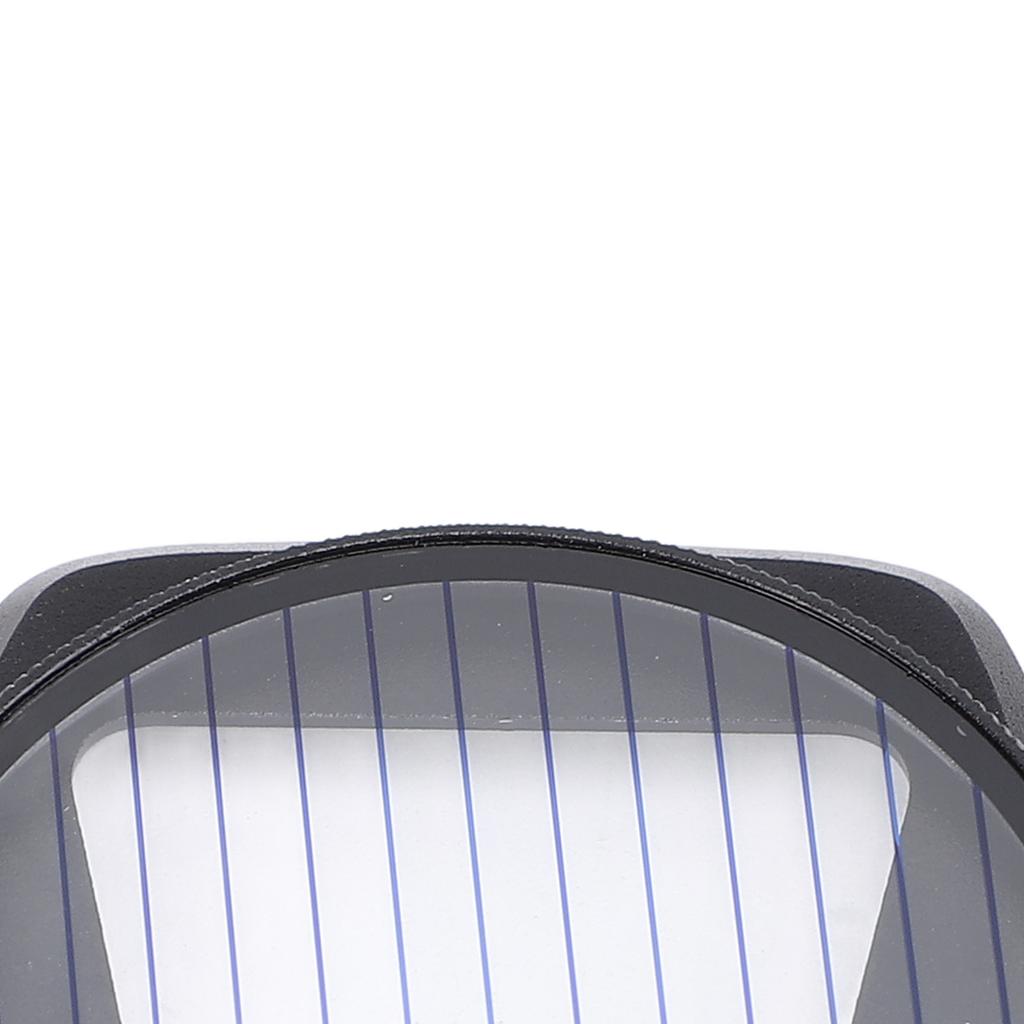 Drone Effect Filter HD Coated Snap On Portable Aluminum Frame Optical Glass Blue Streak Filter for AIR3S