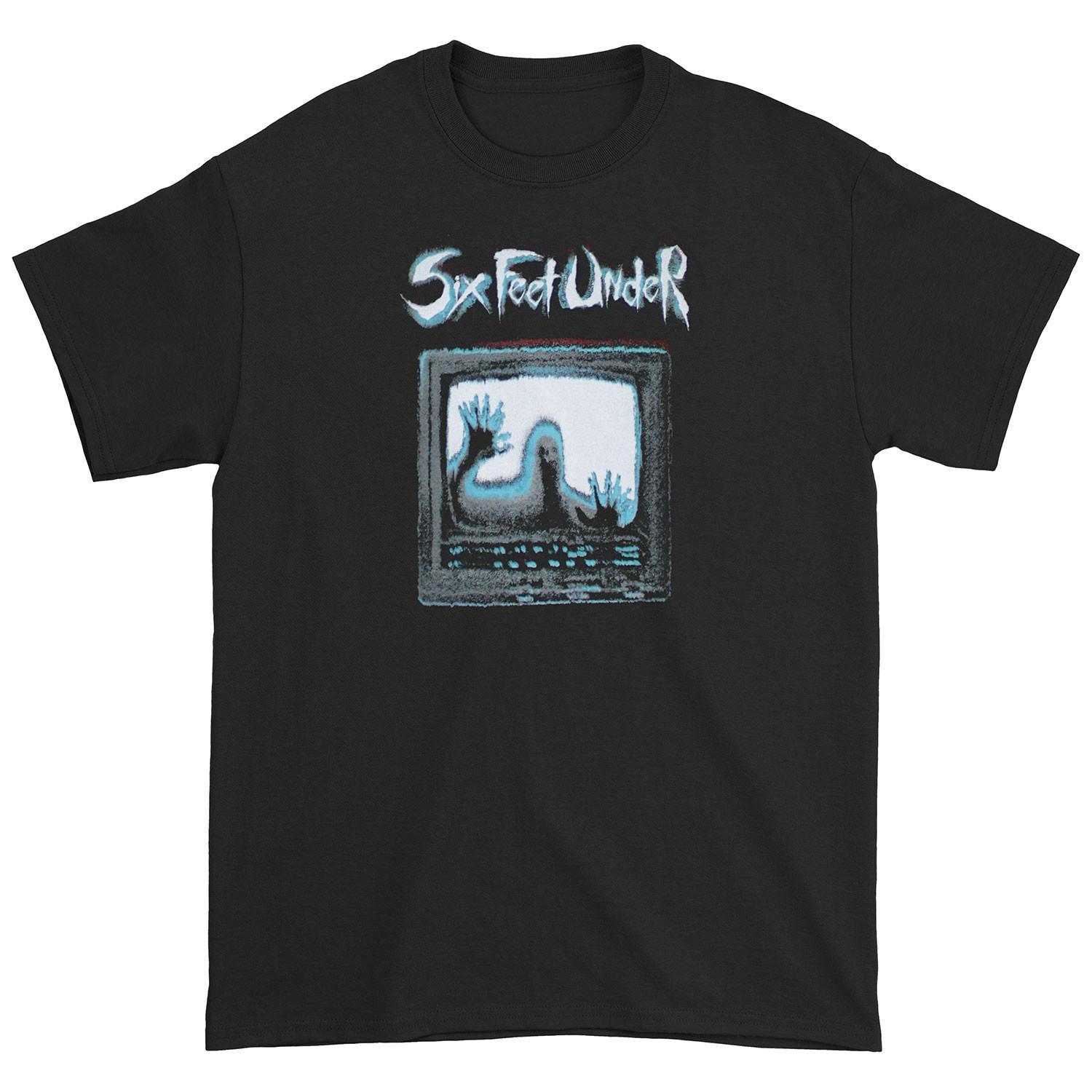 Men s Six Feet Under Trapped T-shirt Small Black L