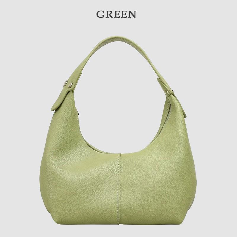 

South Korea Ins New Lychee Pattern PU Skin Dumpling Bag Women This s Popular Portable Shoulder All-match Fashionable Women s зелений