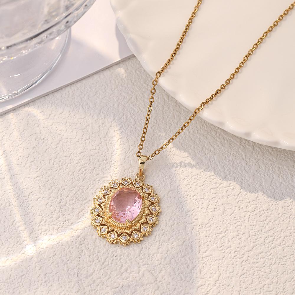 Women's Luxury Titanium Steel Pendant Clavicle & Long Sweater Necklace - Niche Design