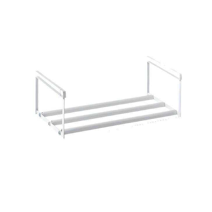 Zapatero Retráctil de Capas con Divisores y Cestas Colgantes para Almacenamiento Organizado