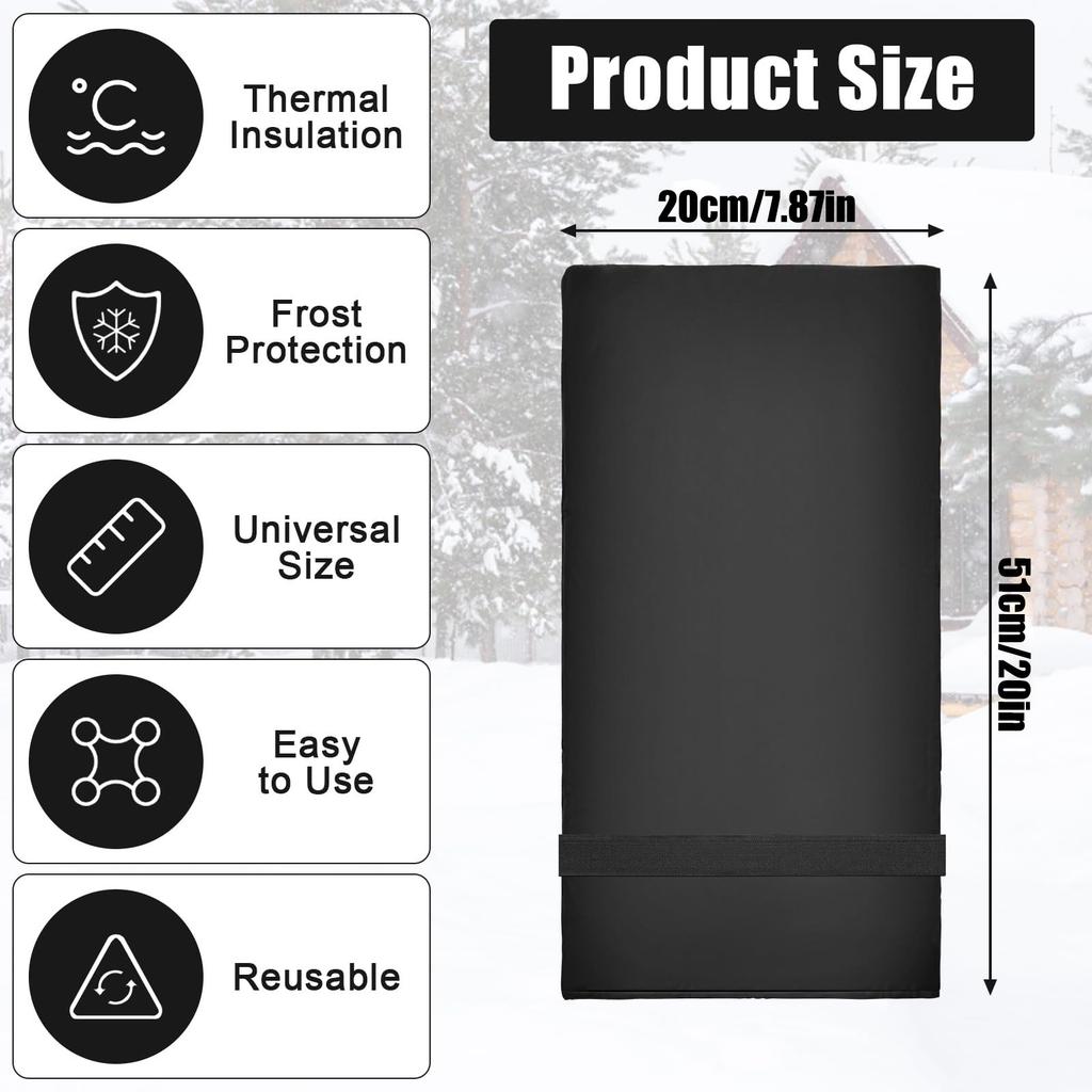 1pc Winter Waterproof Frost-proof Oxford Cloth Faucet Cover Suitable Most Faucet Garden Fire Hydrant Frost-proof Protective