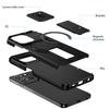 KEYSION Shockproof Armor Magnetic Case for Motorola MOTO G 5G 2025 Slide Camera Protection Kickstand Phone Cover for Edge 2025