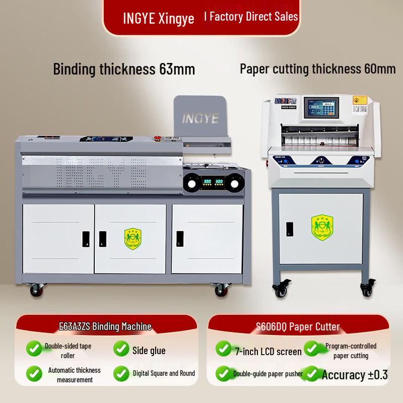 INGYE Automatic A3 Wireless Binding Machine with Paper Cutter