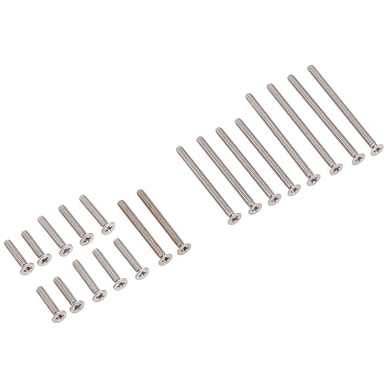 

Серія запчастин для покращення Tamiya Mini 4WD GP.510 Набір потайних гвинтів з нержавіючої сталі (10, 12, 20, 25, 30 мм) 15510