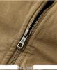 Men's Pilot Jacket - Wool Blend Plush Lined, Thick and Warm, Versatile Workwear Coat, 27% Wool, Cotton Fabric.