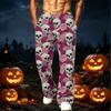 Men's Loose Fit Cargo Pants with Pockets Casual Printed Waist Joggers