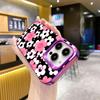 Flowers Art Purple Translucent Mobile Phone Case For IPhone 17 16 E 15 14 13 12 11 Pro Max 14 15 Plus 17 Air Colorful Hard Cover