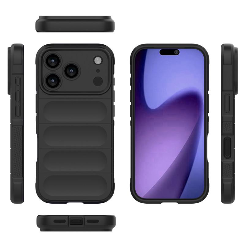 For iPhone 17 Pro Case For iPhone 17 Air iPhone 17 Pro Max Cover Funda Anti-Slip Silicone Shockproof Protective Phone Back Cover