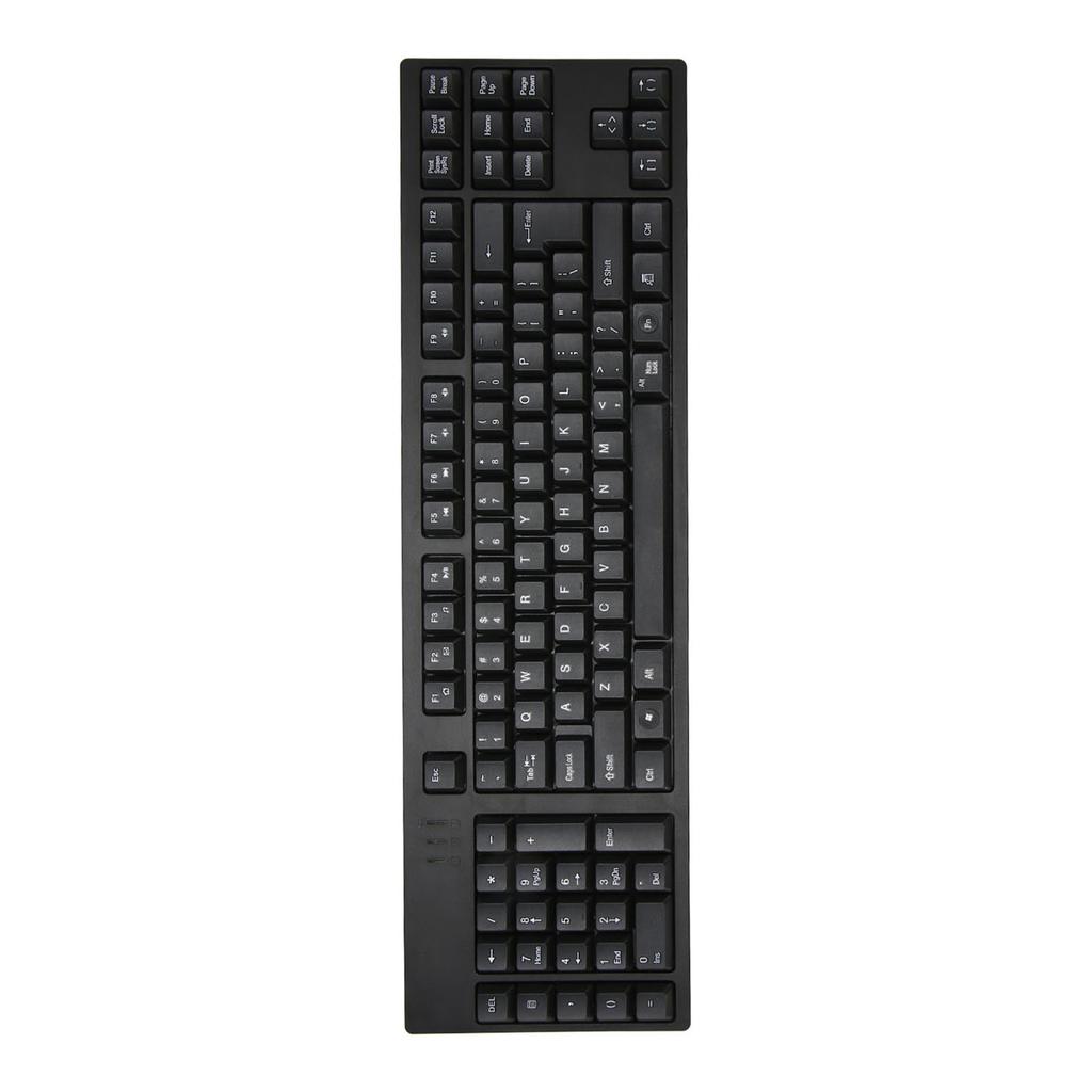 109 Key Left Hand Keyboard USB Wired 2 HUB Keyboard Business Household Keyboard for Windows XP 7 8 10