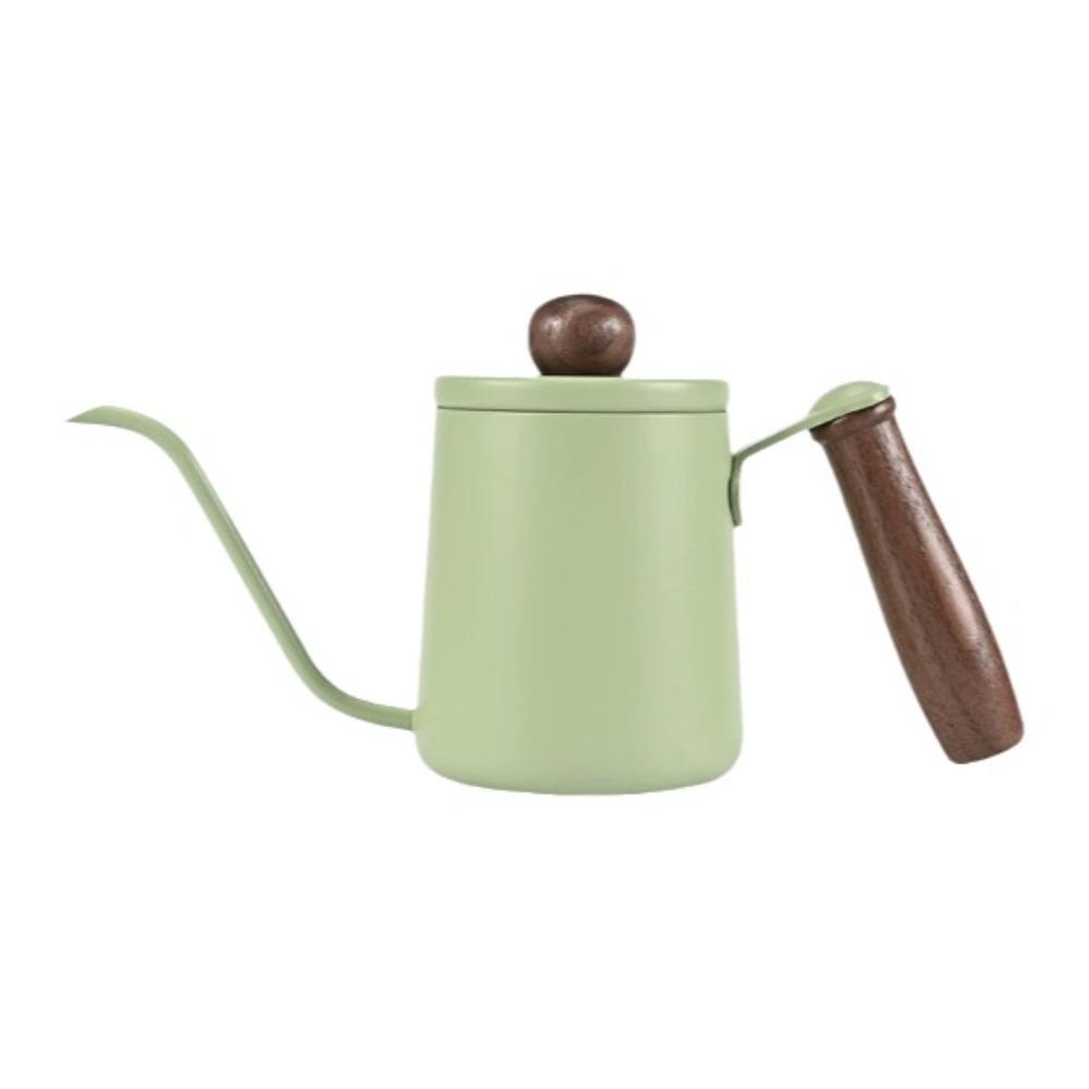 

350ML Goose Neck Coffee Pot Stainless Steel Hand Brewing Kettle Drip Filter Coffee Maker Cafe Green