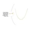 Boho Stainless Steel Chain Necklaces for Women ,Geometric Multi Pendants Gold Plated Multilayer Jewelry