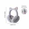 Foldable Faux Fur Ear Warmers Faux Fur Foldable Thermal Earmuffs Cat Ear Earmuffs  Winter Outdoor
