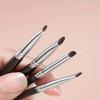 4pcs Eye Makeup Brushes Set with Horsehair Bristles for Eye Contouring - Perfect For Applying Eyeshadow, Eyeliner, And Eyebrow
