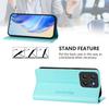 For Motorola Moto G15 4G Leather Case RINACASIS RC01 Phone Cover with RFID Blocking Wallet Stand