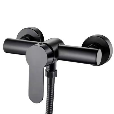 Bathroom Shower Faucet Wall Mounted Hot Cold Water Mixer Valve Stainless Steel Bathtub Faucet Mixing Valve Switch Triple Faucets