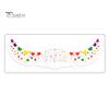 Holiday Tattoo Stickers Waterproof Freckle Tattoos Stickers, USA Flag Face for Independence Safe Skin Decals Day, Patriotic Temporary Body Art
