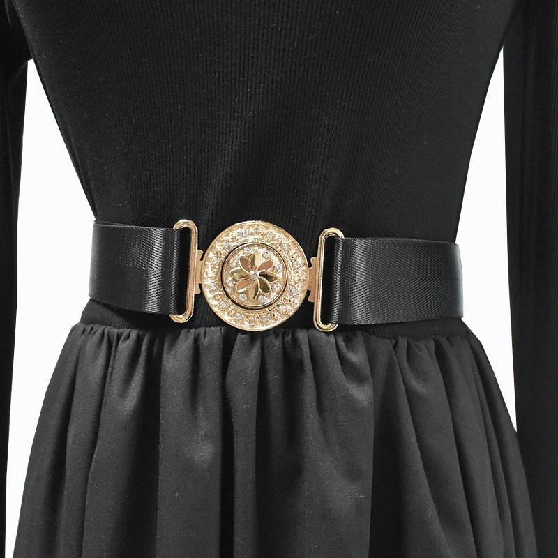 Meetee 1/2/4/5Pcs 30-60mm Metal Waist Belt Buckle Ribbon Band Adjust Clasp Coat Down Jacket Belts Decor Hook Buckles Accessories