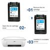 Cartouches d'Encre - SMARTOMI - Compatible HP 304 XL - Pack de 2 - Multi-couleurs - Jet d'encre